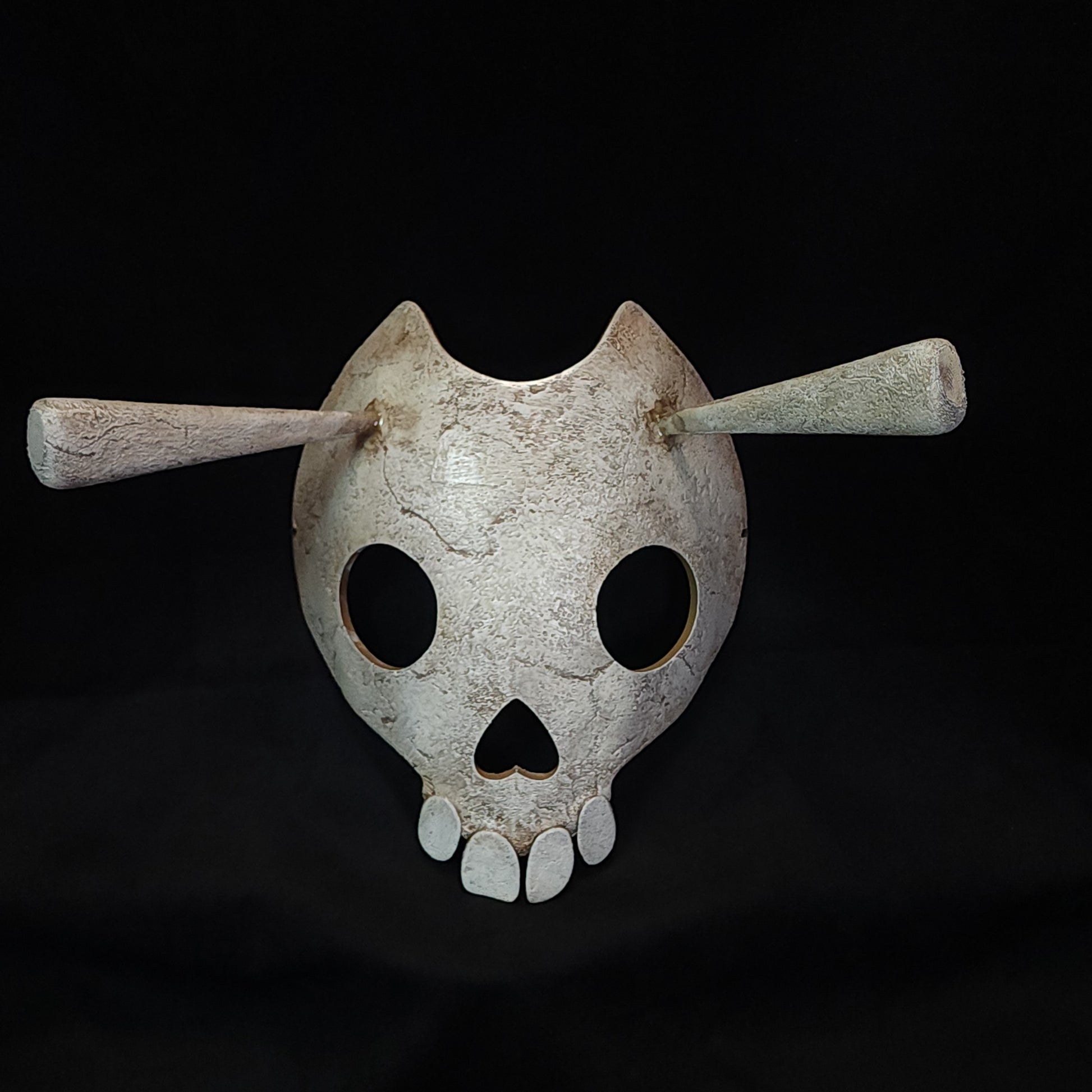 Zelda Skull Mask front view with Majora’s Mask inspired design