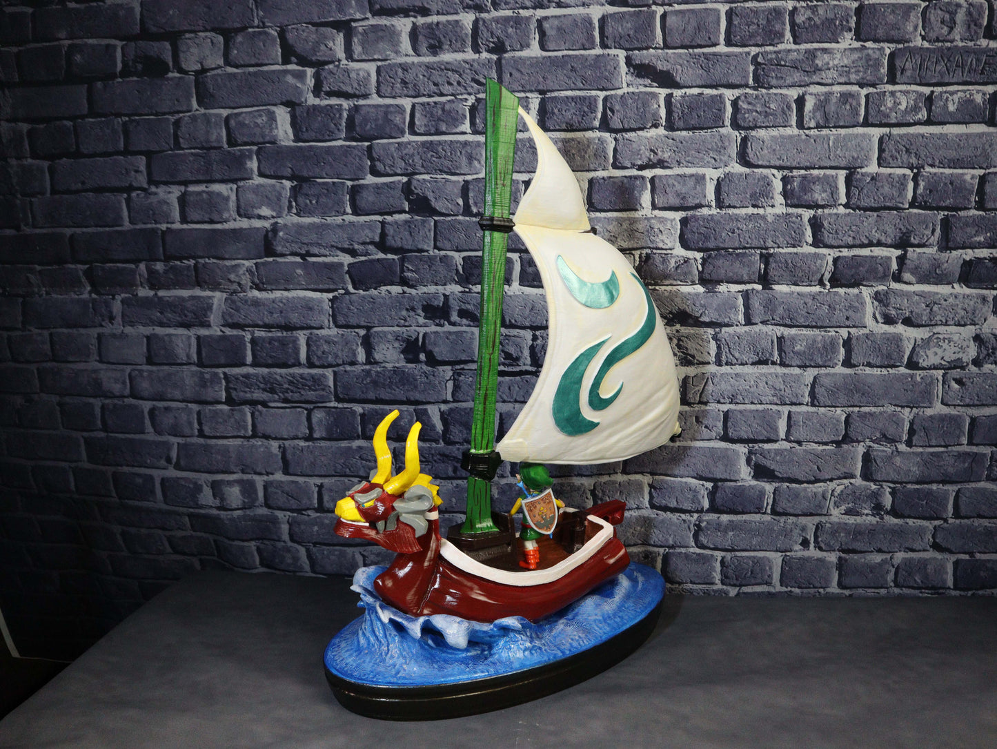 Legend Of Zelda: Link On the king of red lions Boat