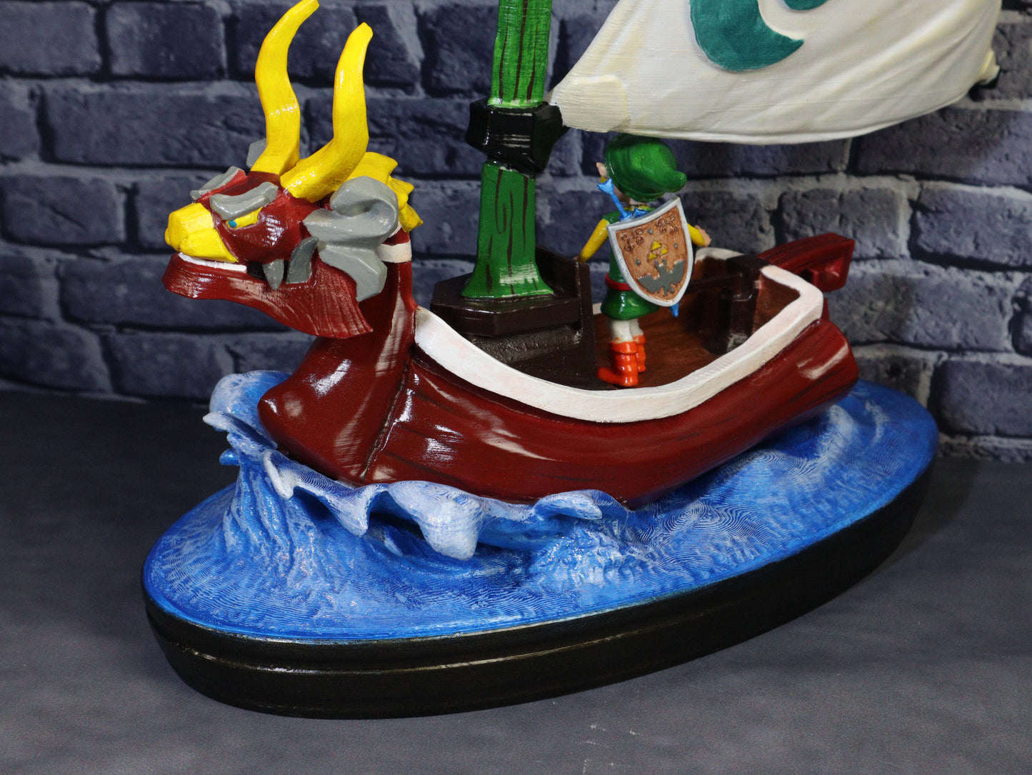 Legend Of Zelda: Link On the king of red lions Boat