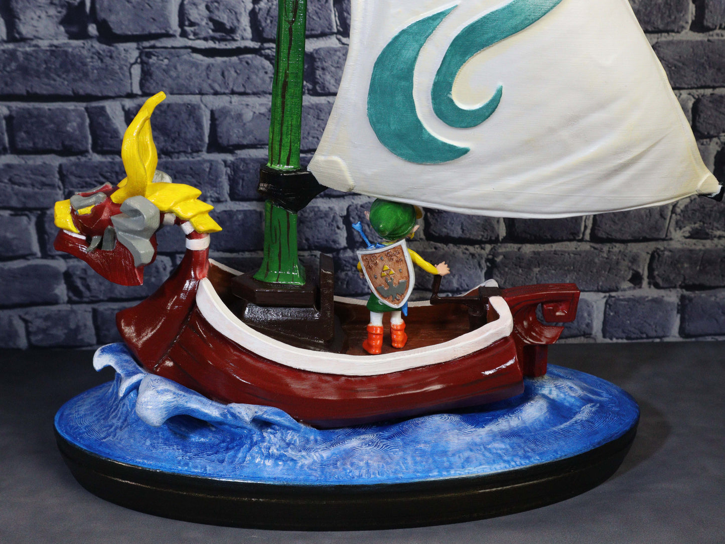 Legend Of Zelda: Link On the king of red lions Boat