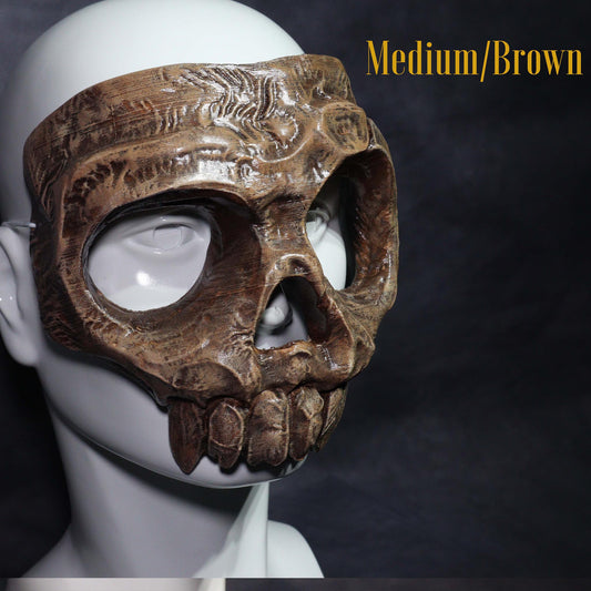 Vampire Skull Mask | Bone Brown