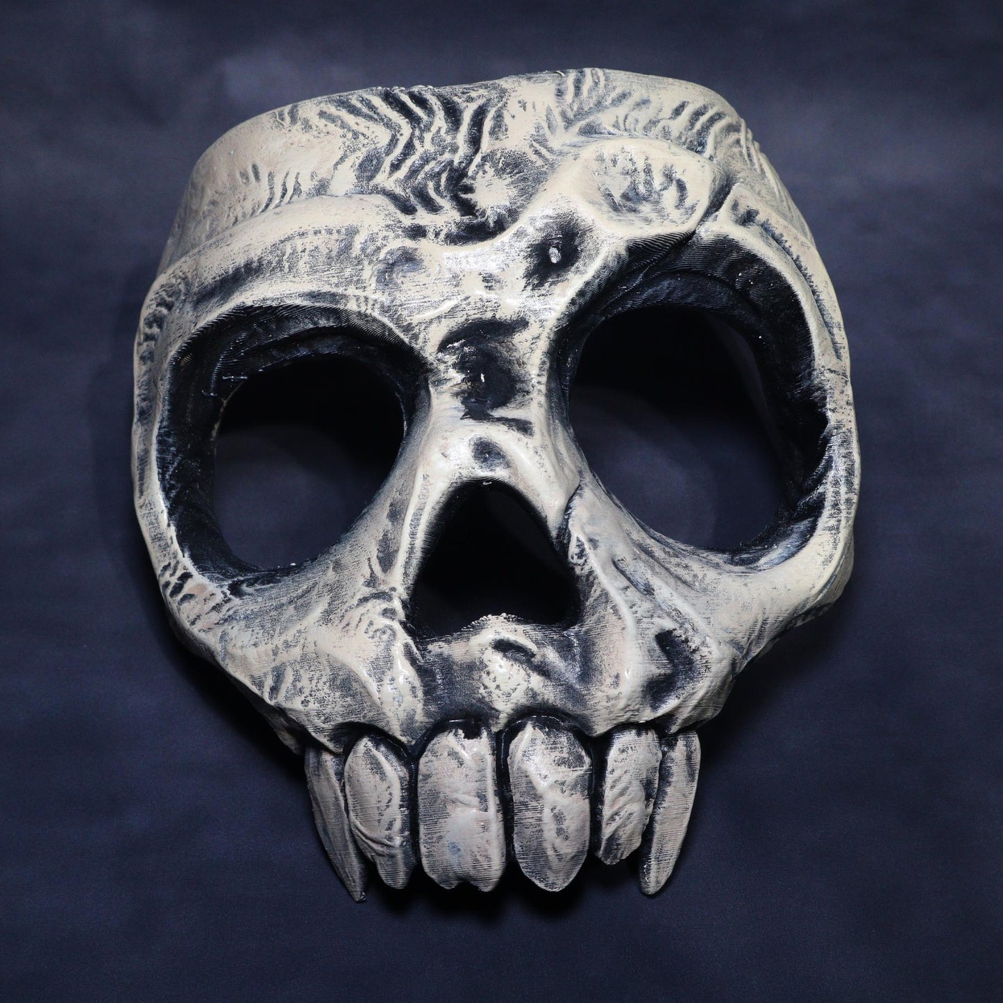 Vampire Skull Mask | Bone White