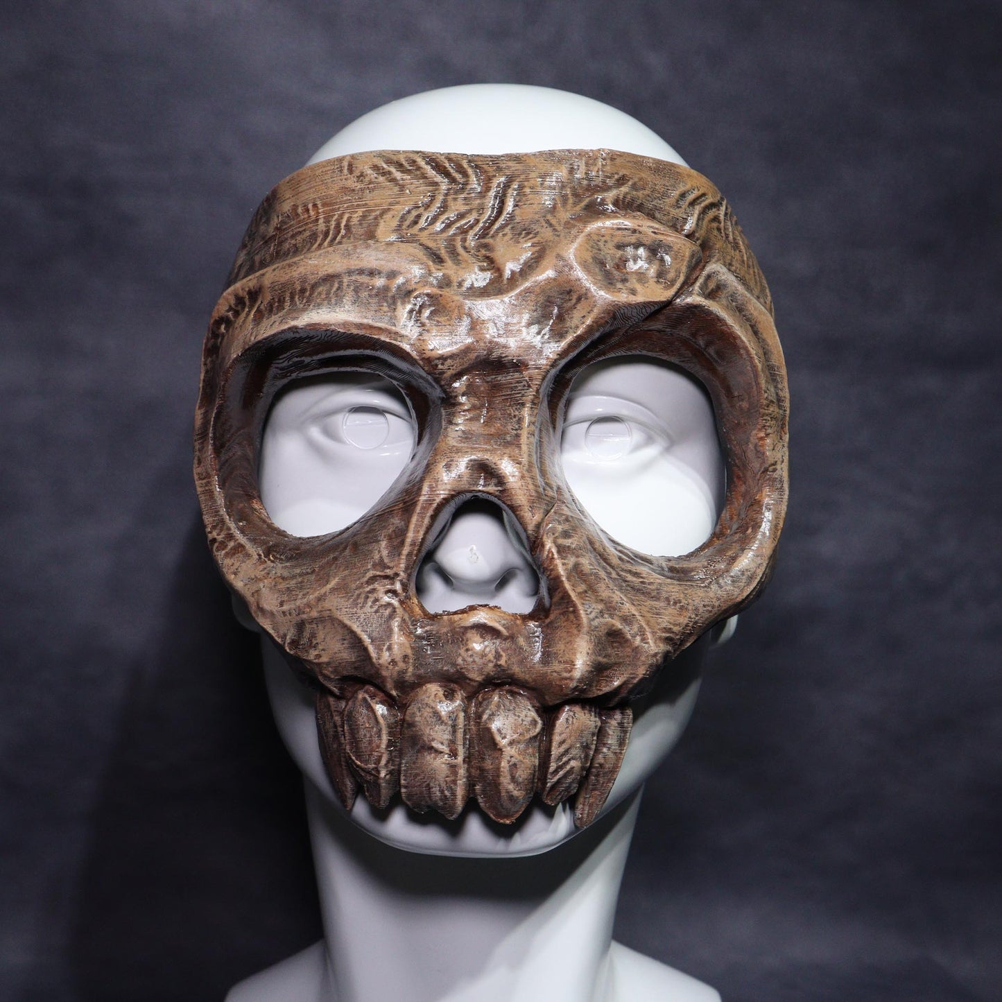 Vampire Skull Mask | Bone Brown