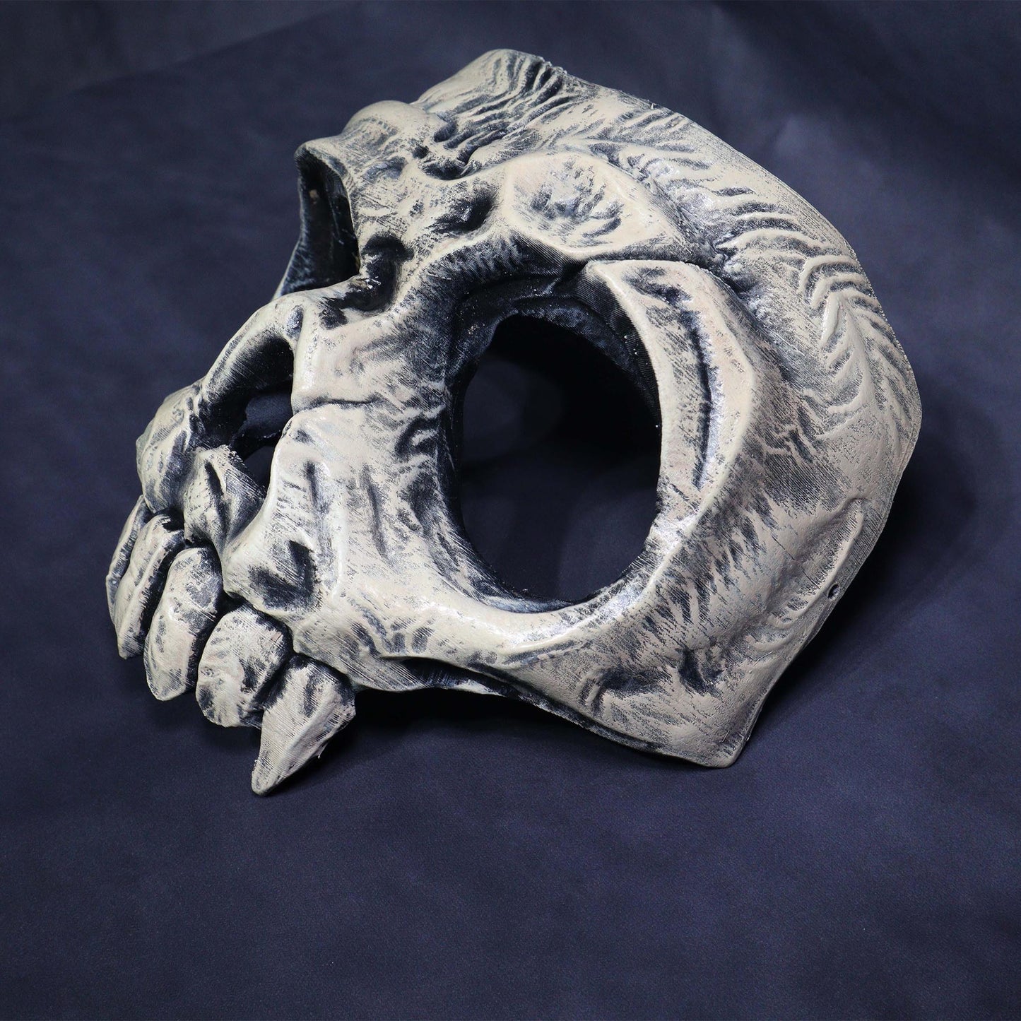 Vampire Skull Mask | Bone White