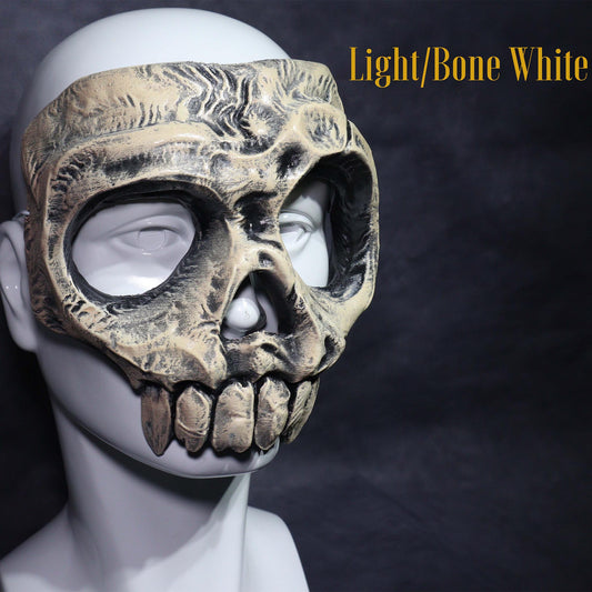 Vampire Skull Mask | Bone White