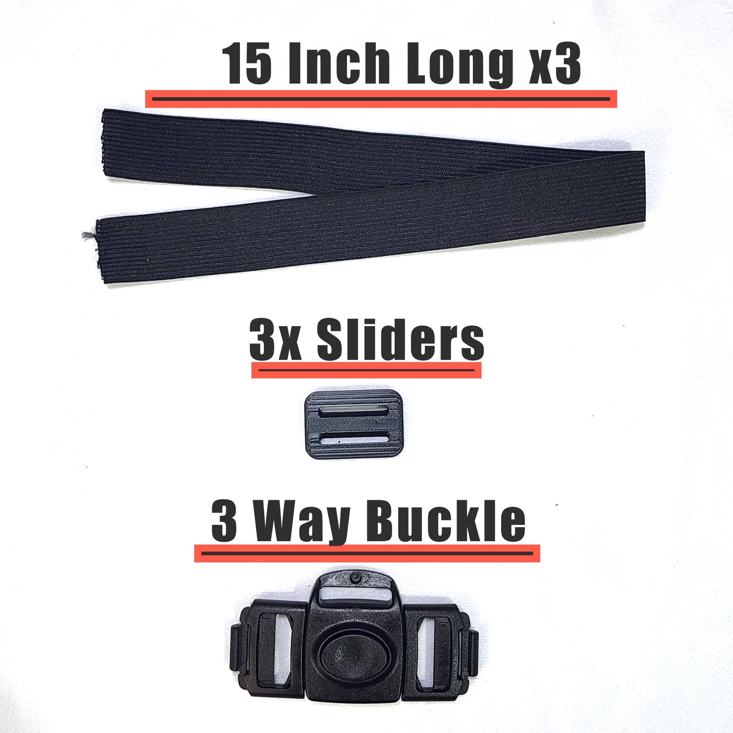 3-Way Mask Strap Kit