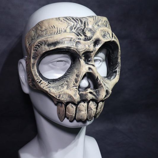 Vampire Skull Mask | Bone White