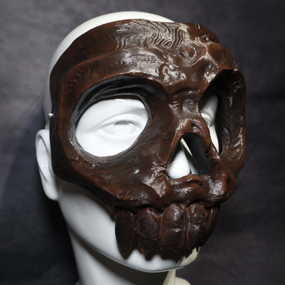 Vampire Skull Mask | Brown Red